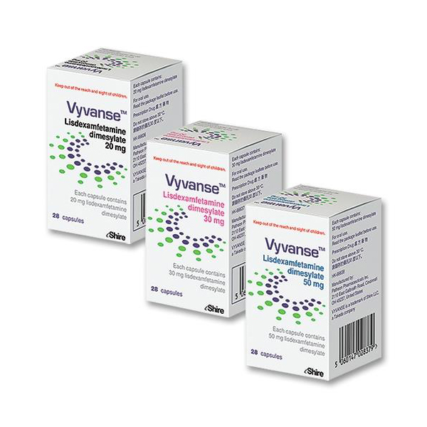 Vyvanse Lisdexamfetamine 30mg